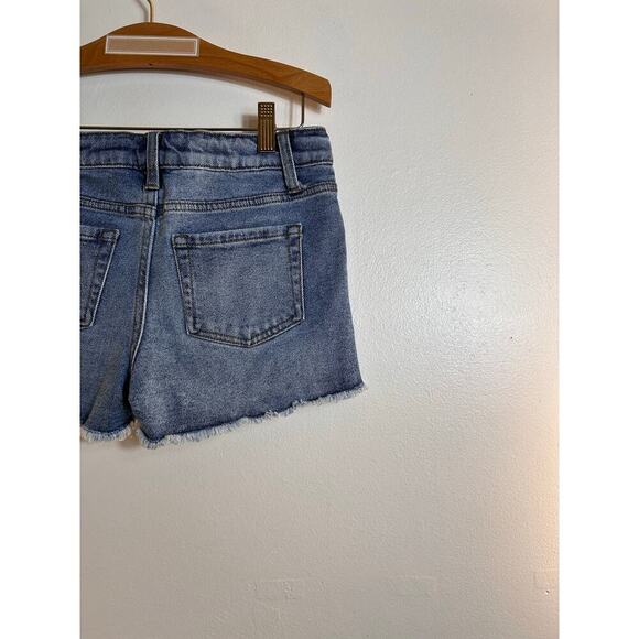 ART CLASS Girl’s Distressed Cut Off Jean Shorts / Size: L 10-12 - Picture 7 of 7